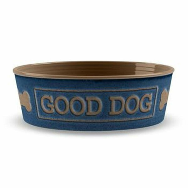 Tarhong Good Dog Pet Bowl Indigo - Medium Set of 2 PDR5067PBGDB